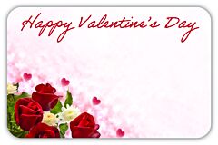 Enclosure Card - Happy Valentine's Day Roses
