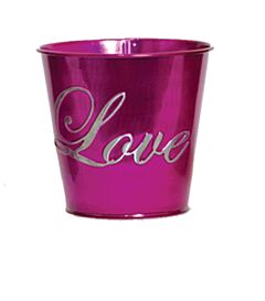 4.5" Love Container - Hot Pink