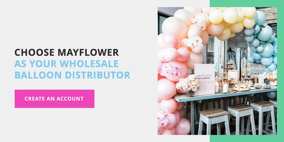 choose mayflower for wholesale balloon distribution